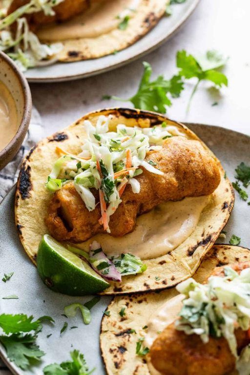 Slow Cooker Baja Fish Tacos