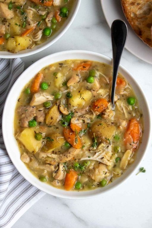 Slow Cooker Chicken and Vegetable Stew