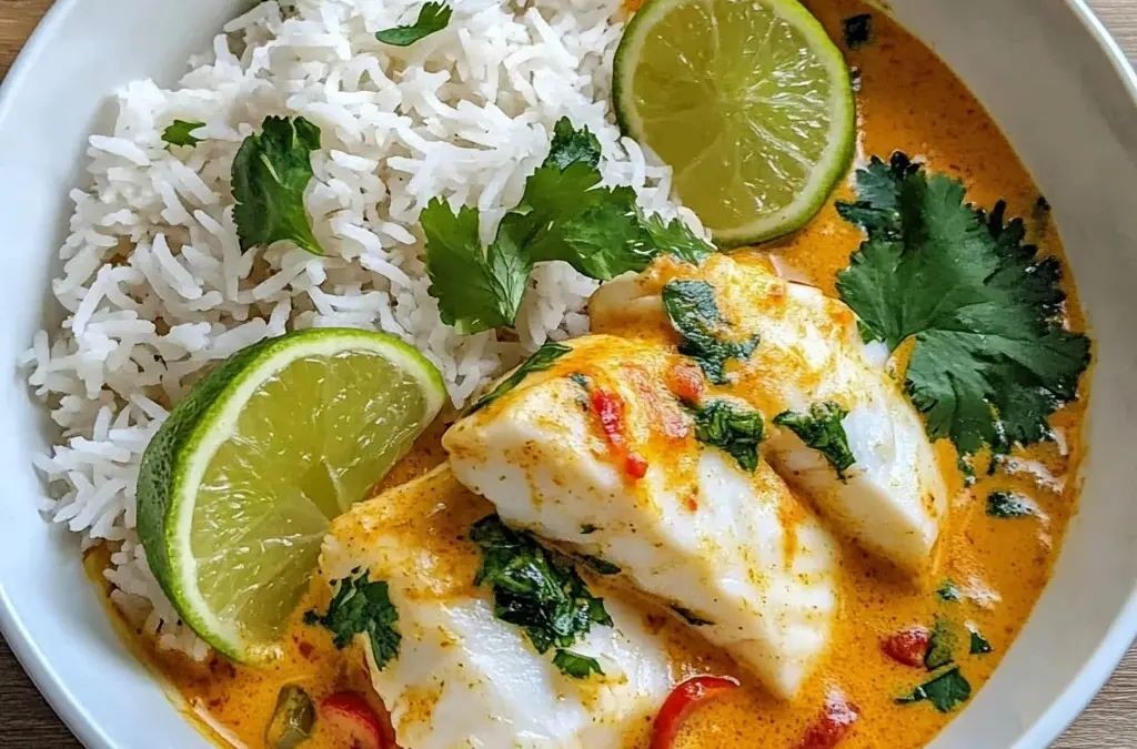 Slow Cooker Coconut Lime Fish Curry