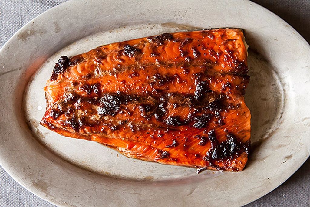 Slow Cooker Ginger Soy Glazed Salmon