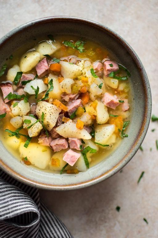 Slow Cooker Ham and Potato Soup