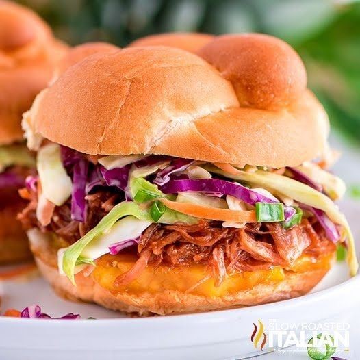 Slow Cooker Hawaiian BBQ Pulled Pork