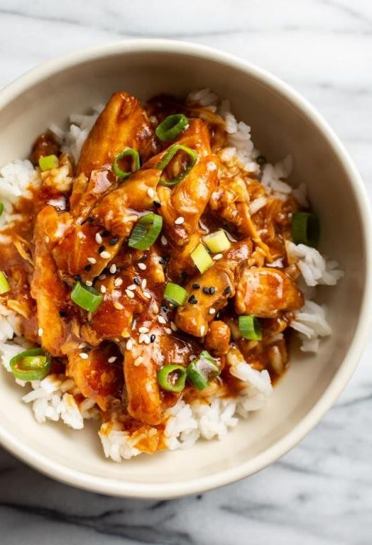 Slow Cooker Honey Garlic Chicken Thighs