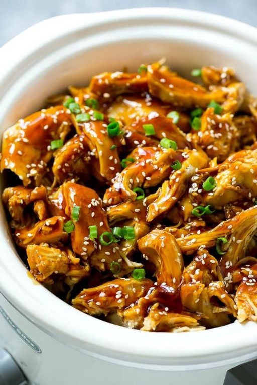 Slow Cooker Teriyaki Chicken and Rice Bowl