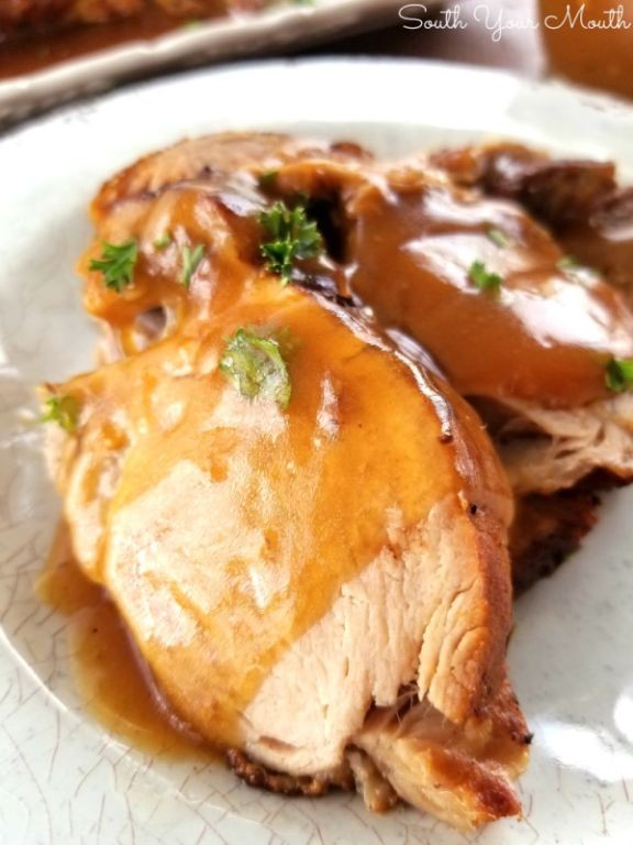 Slow-Cooked Cajun Pork Roast with Gravy