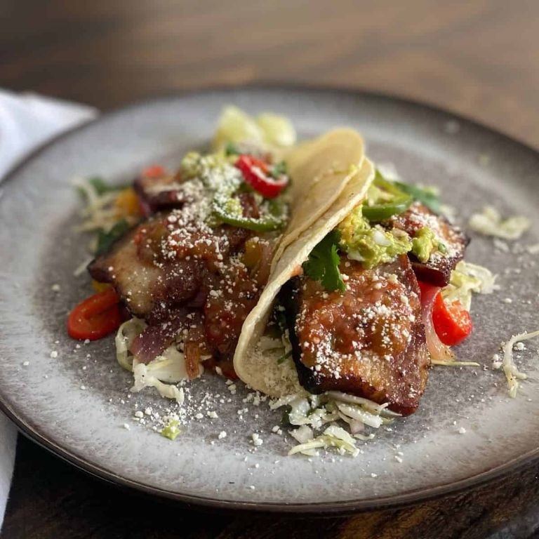 Smoked Pork Belly Tacos