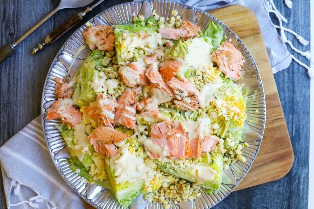 Smoked Salmon Wedge Salad