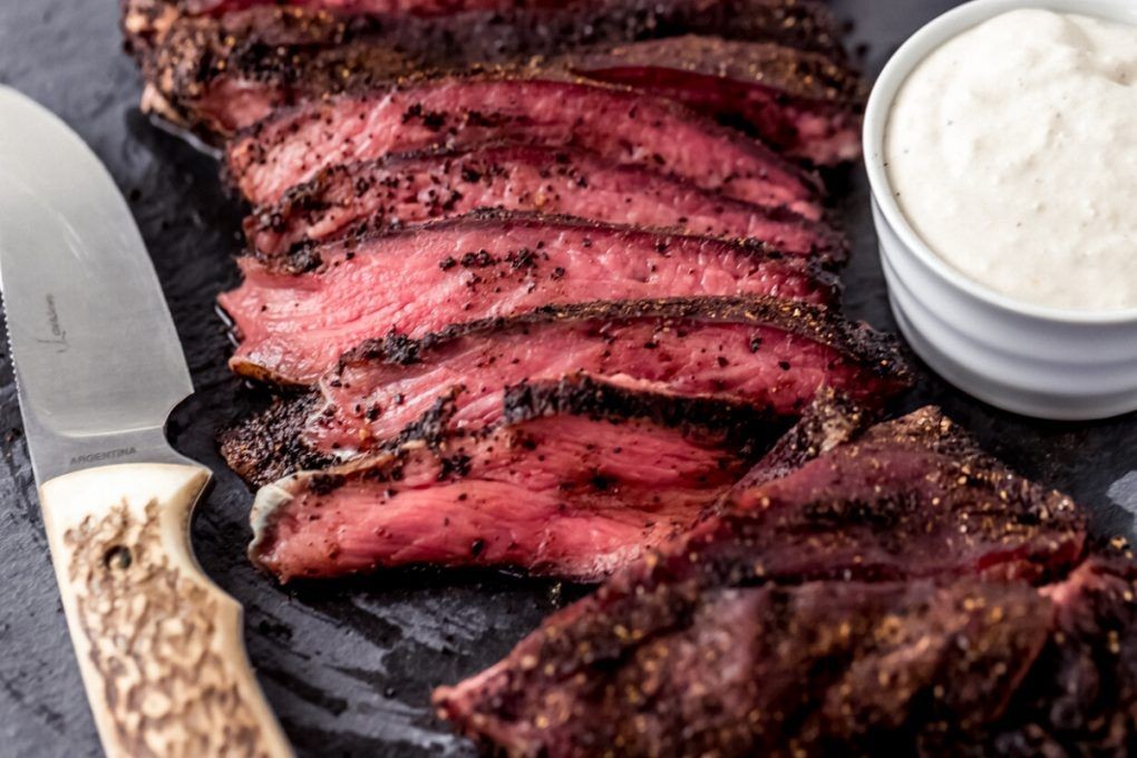 Smoked Tri Tip with Coffee Rub