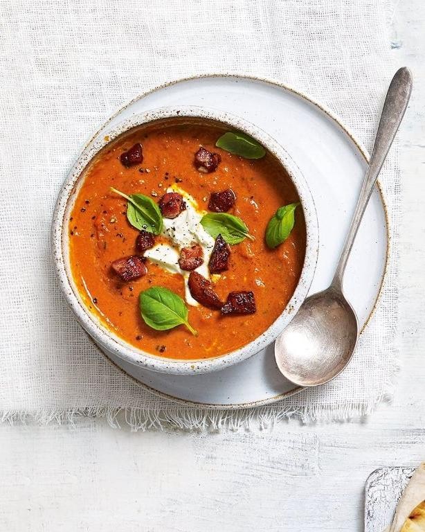 Smoky Bacon Tomato Bisque