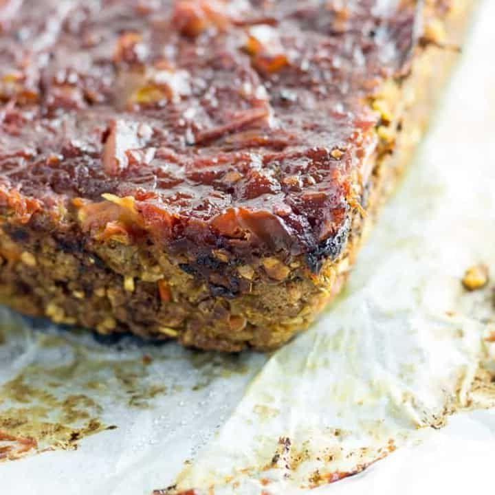 Smoky Lentil and Walnut Meatloaf