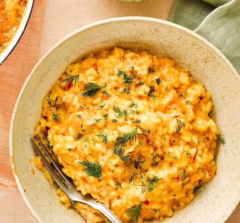 Soft Shell Crab Risotto with Saffron