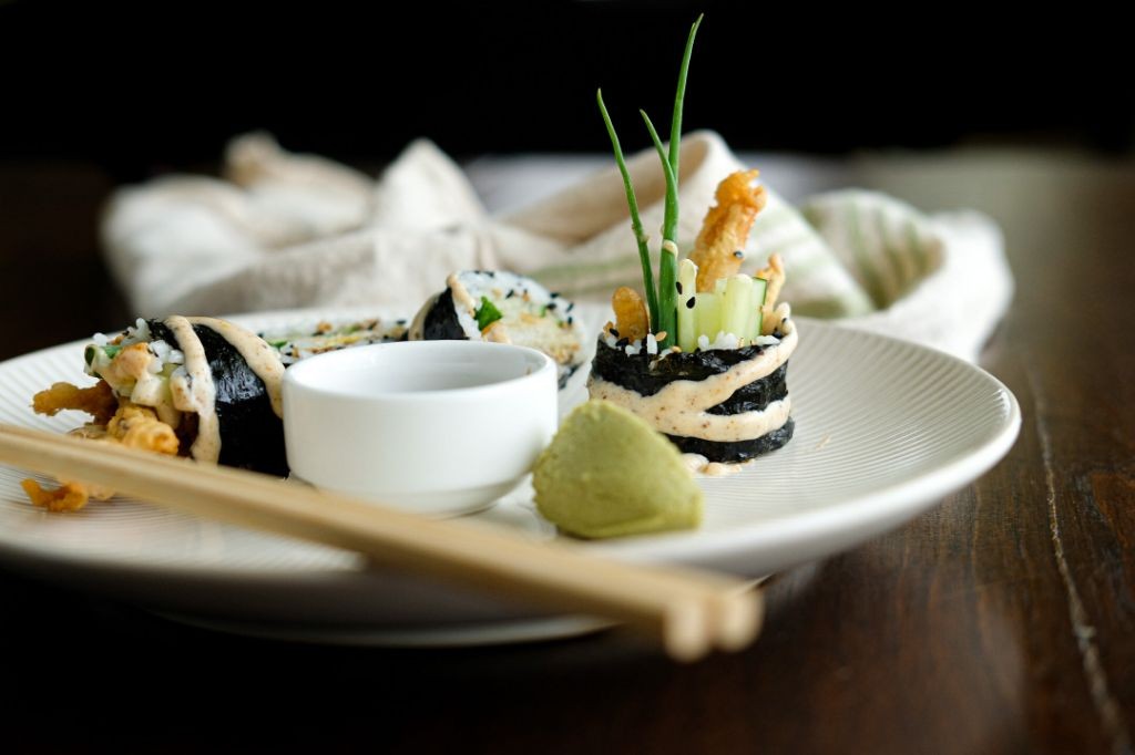 Soft Shell Crab Roll with Old Bay Mayo
