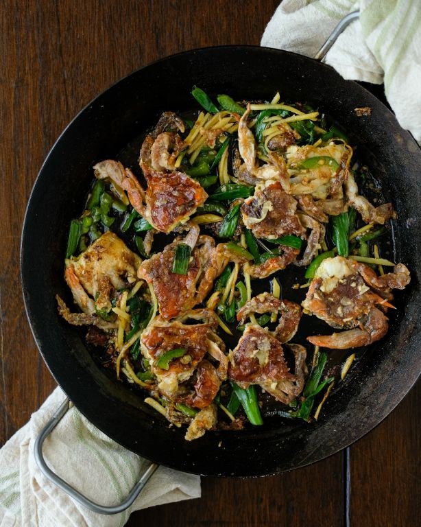 Soft Shell Crab Stir-Fry with Vegetables