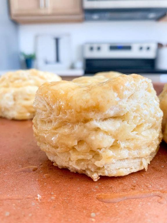 Sourdough Biscuits with Honey Butter