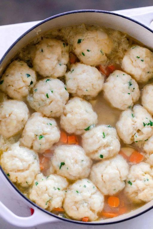 Sourdough Dumplings in Soup