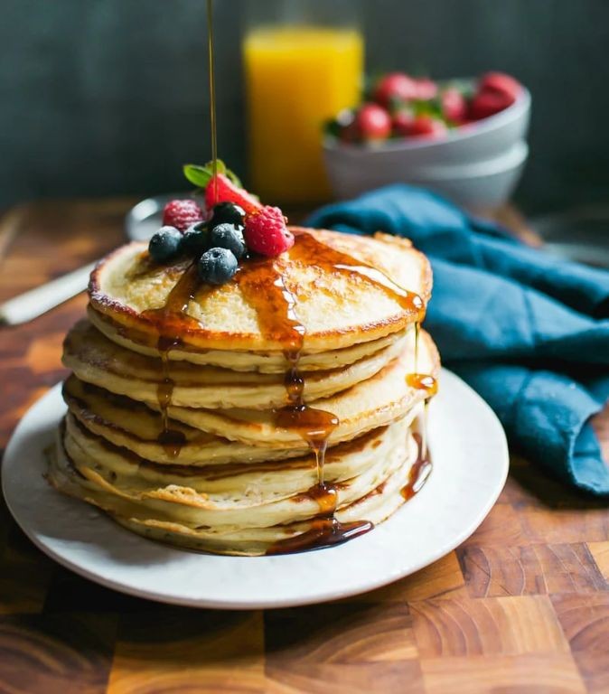 Sourdough Starter Pancakes