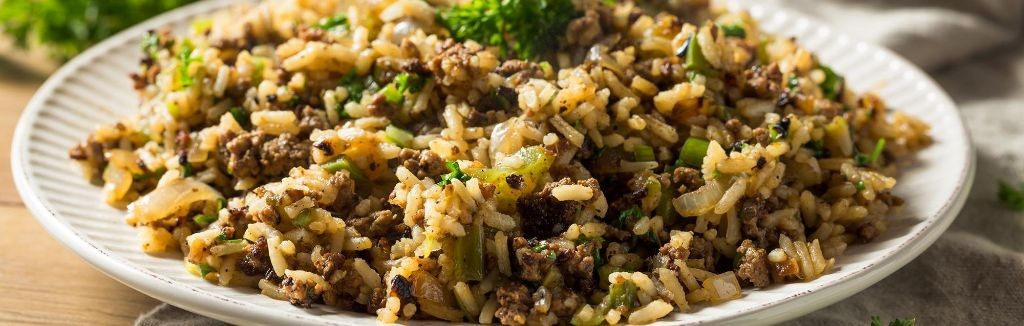 Southern Cajun Dirty Rice with Ground Pork