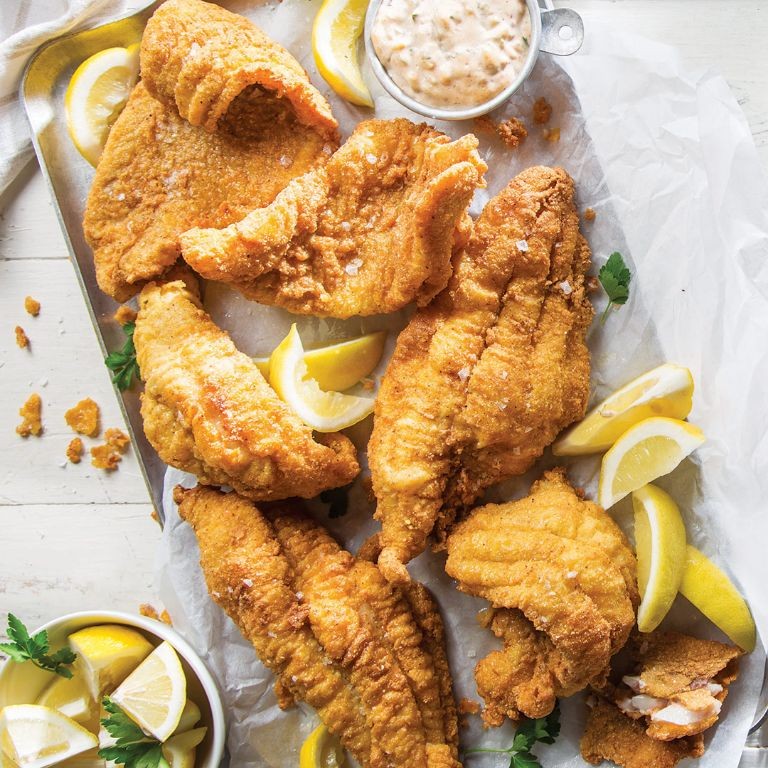 Southern Cornmeal-Crusted Fried Catfish