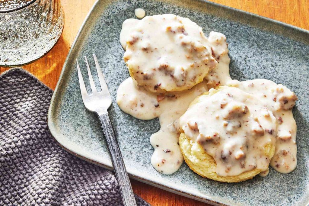 Southern-Style Biscuits with Sausage Gravy