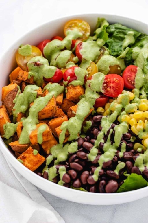 Southwest Black Bean and Sweet Potato Power Bowl