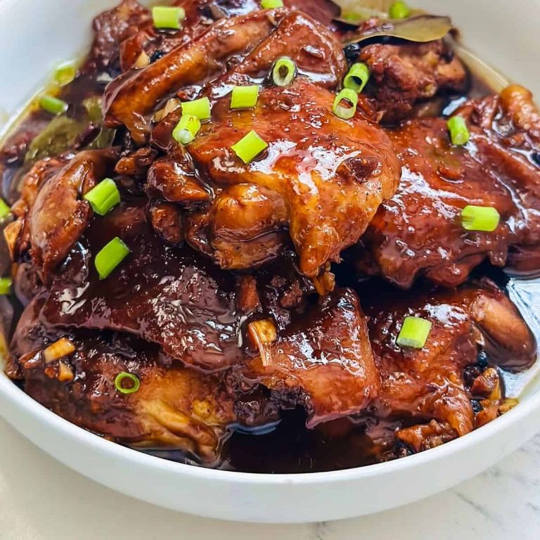 Spam Adobo with Soy and Vinegar