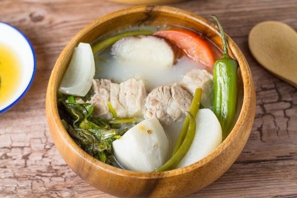Spam Sinigang Soup with Tamarind