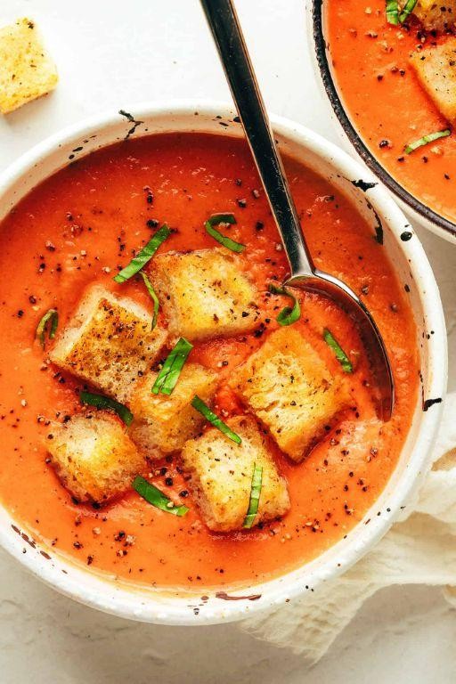 Spanish Gazpacho with Fresh Tomatoes