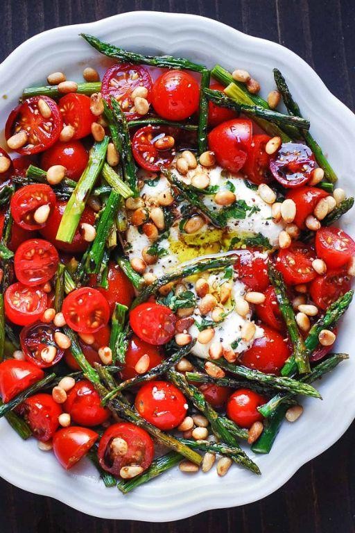 Speedy Asparagus and Tomato Salad