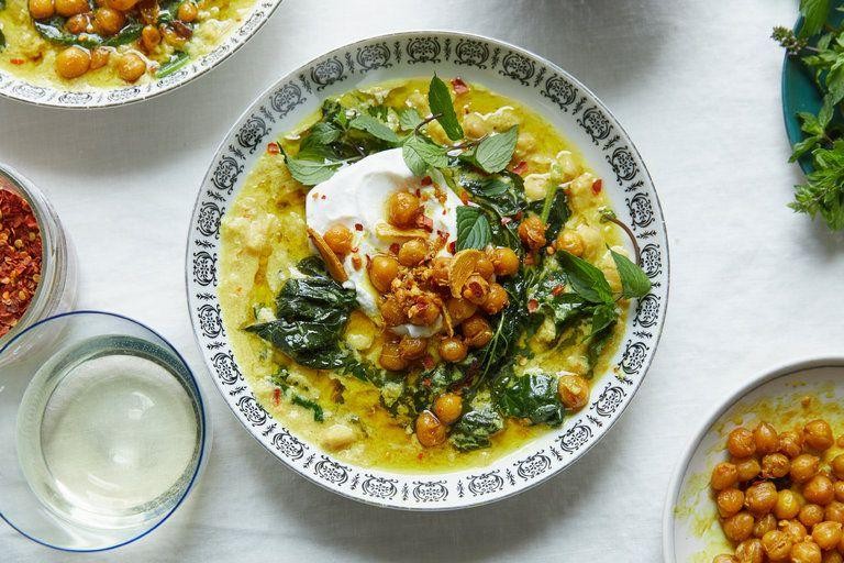 Spiced Chickpea Stew with Turmeric and Cumin