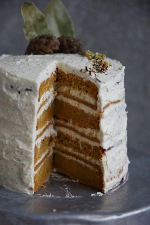 Spiced Marzipan Carrot Cake
