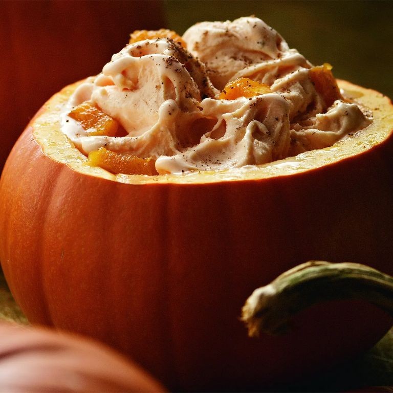 Spiced Pumpkin Ice Cream