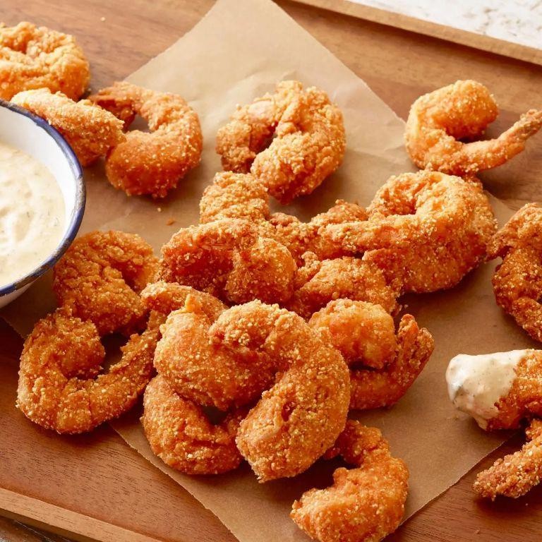Spicy Cajun Breaded Shrimp with Remoulade Sauce