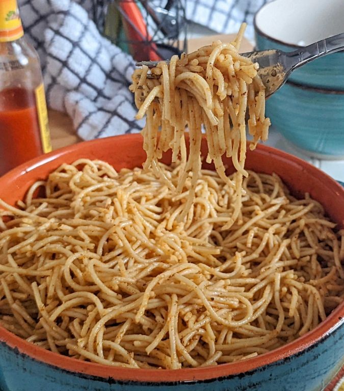 Spicy Cajun Buttered Noodles