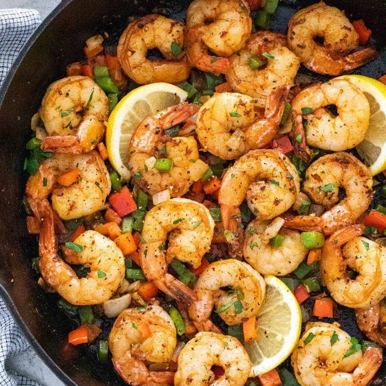 Spicy Cajun Shrimp and Fish Skillet