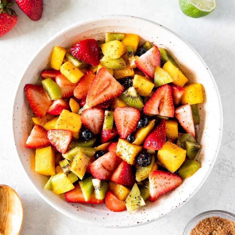 Spicy Chili Lime Fruit Salad