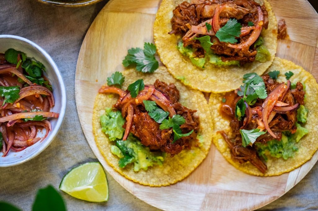 Spicy Chipotle Pulled Pork Tacos