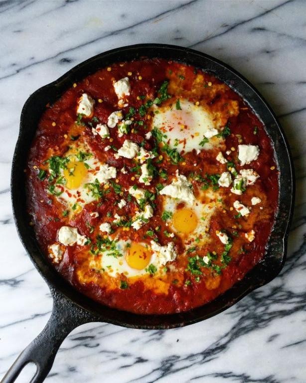 Spicy Chorizo and Egg Shakshouka