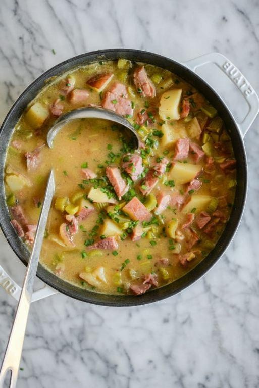 Spicy Ham and Potato Soup
