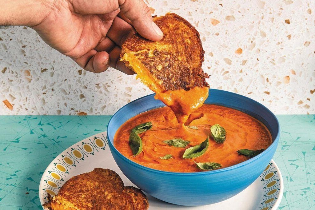 Spicy Harissa Tomato Bisque