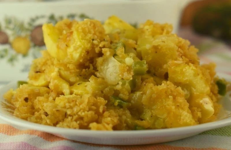 Spicy Jalapeño Squash Casserole