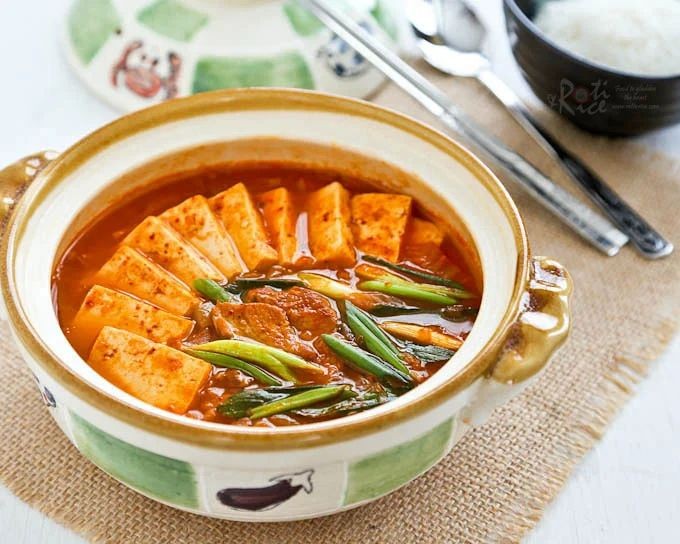Spicy Kimchi Napa Cabbage Soup
