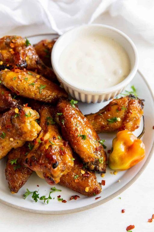 Spicy Mango Habanero Wings