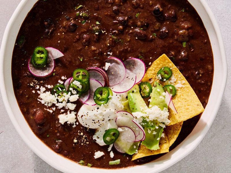 Spicy Multi Cooker Black Bean Soup
