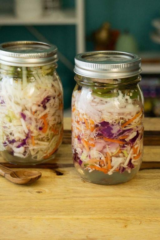 Spicy Mustard Cabbage for Canning