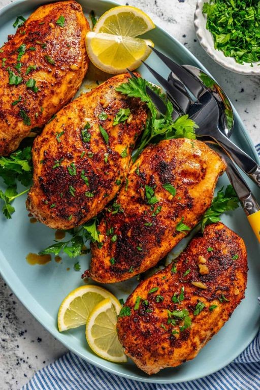 Spicy Paprika Baked Chicken Breast