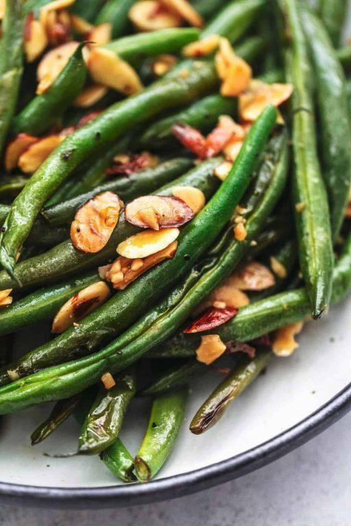 Spicy Sautéed Green Beans with Almonds
