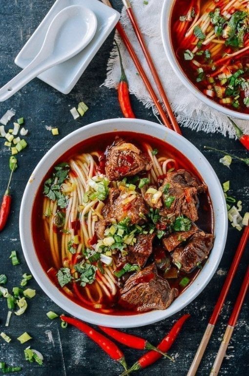 Spicy Schezuan Peppercorn Beef Noodles