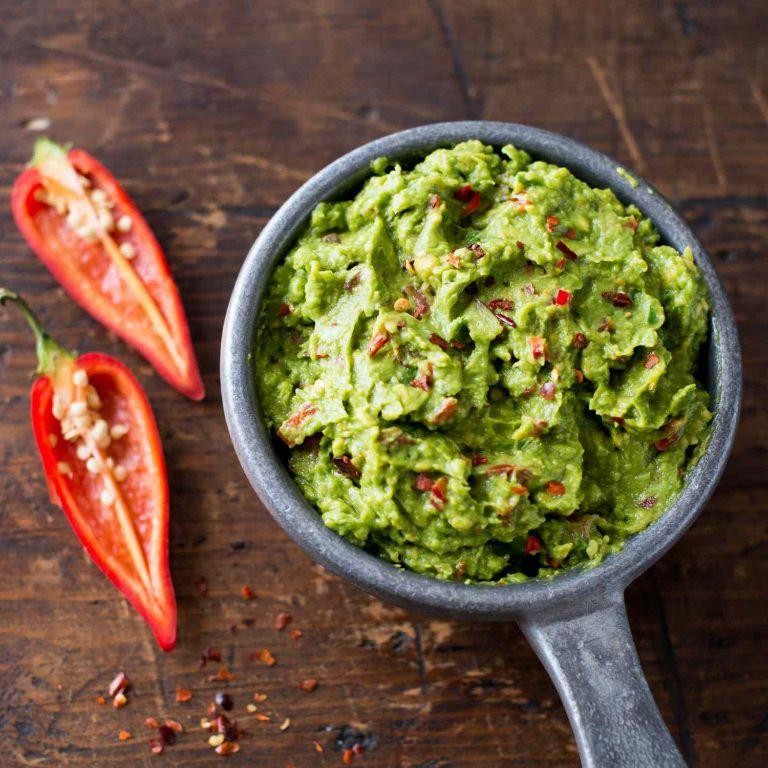 Spicy Scotch Bonnet Guacamole