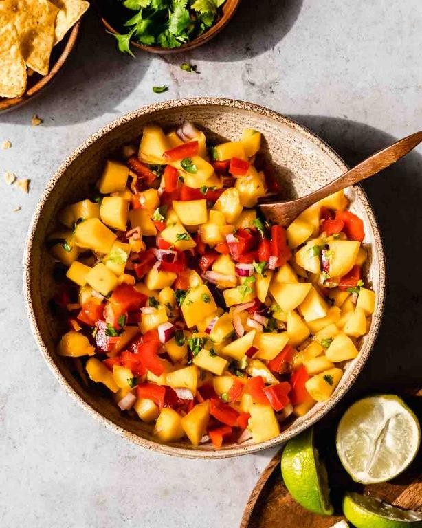 Spicy Scotch Bonnet Mango Salsa