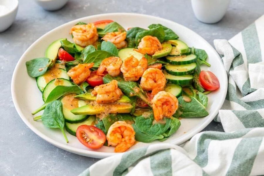 Spicy Shrimp Avocado Salad